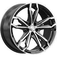 Литые диски ПАРКЕР (КЛ382) 7.500xR19 5x114.3 DIA67.1 ET38 алмаз графит